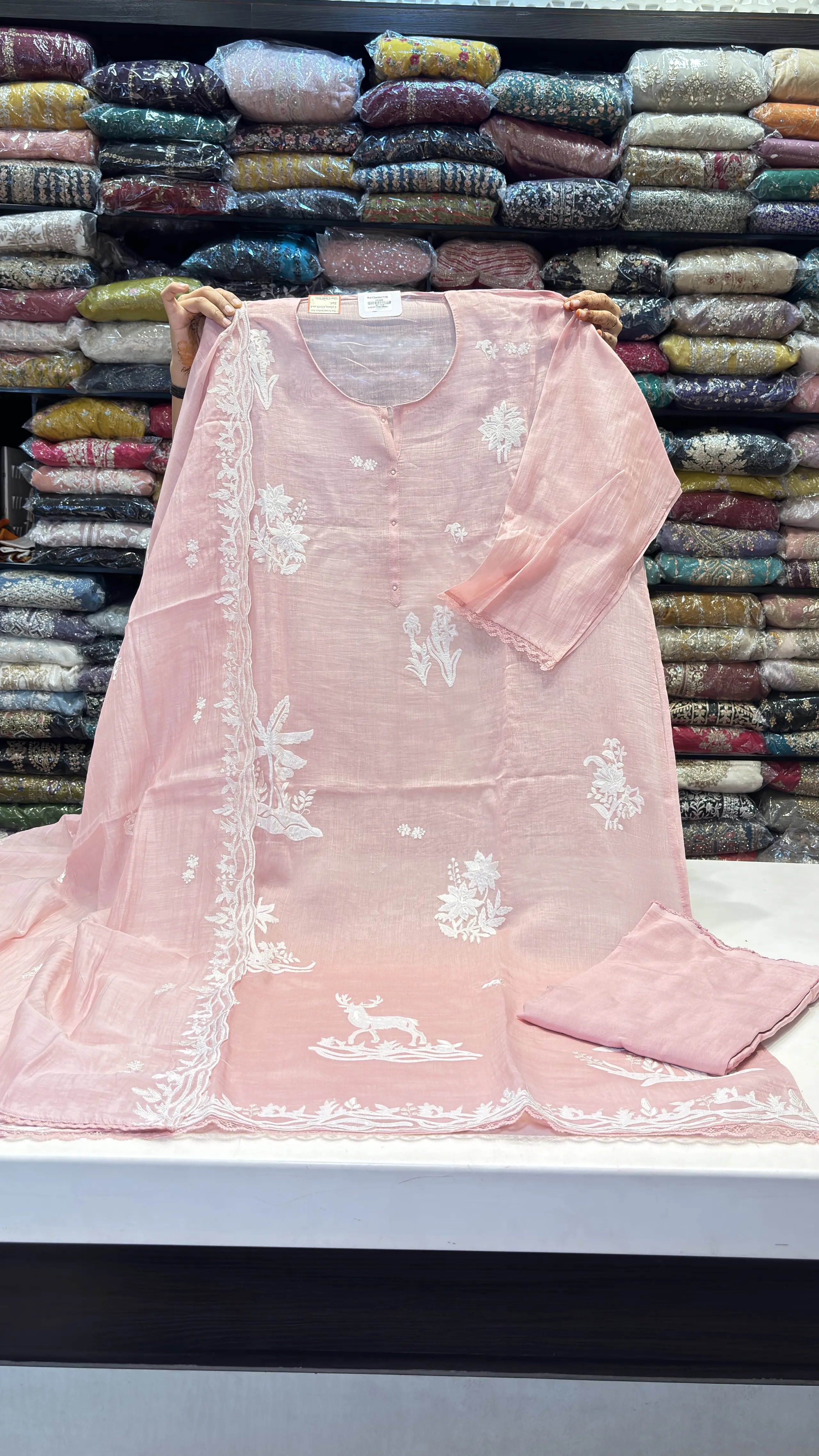 Embroidered Kurti Set